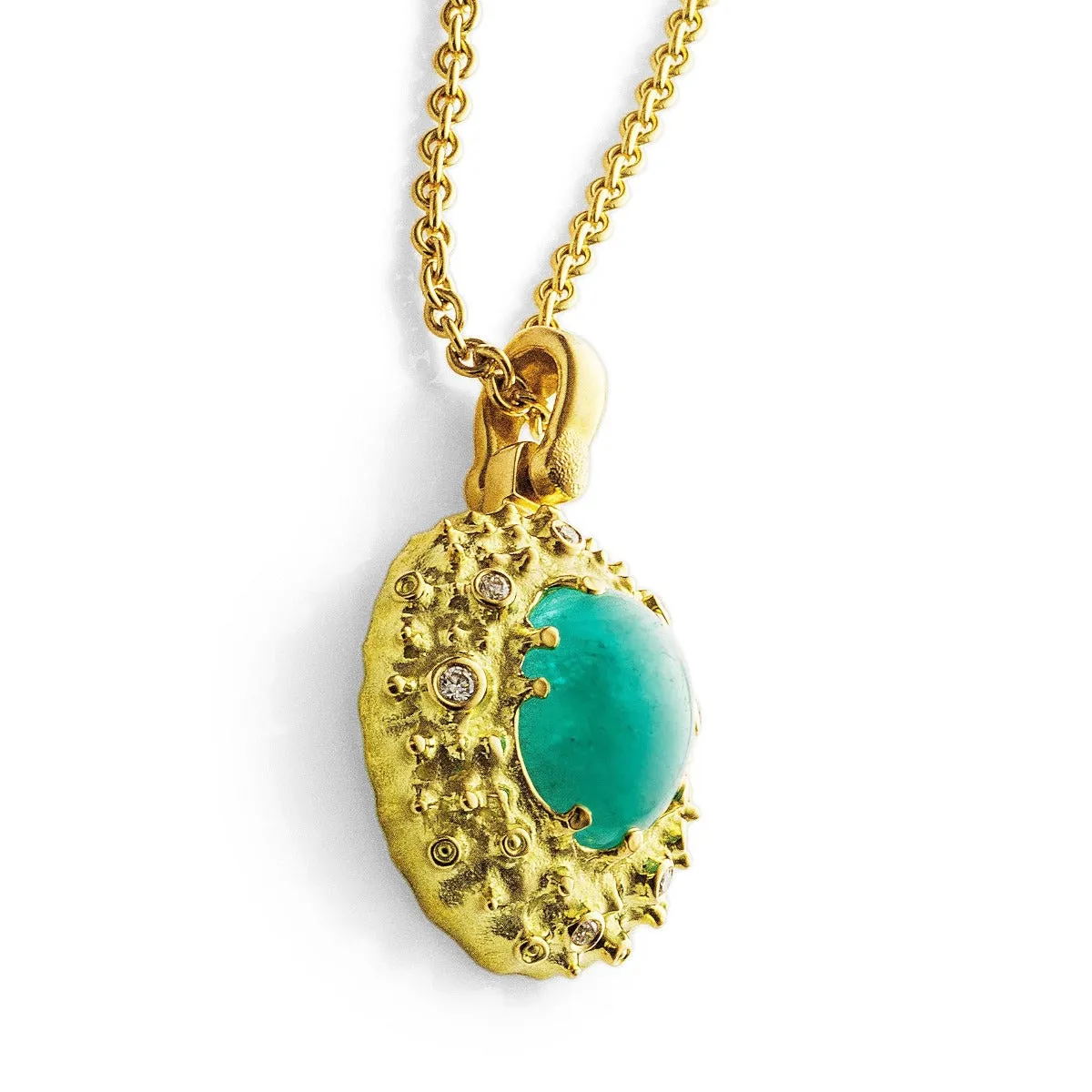 18K Lunar Diamond Pendant Mounting - M-118MD