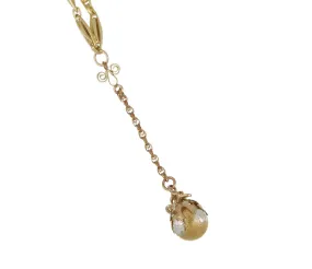 18kt yellow gold pocket watch chain