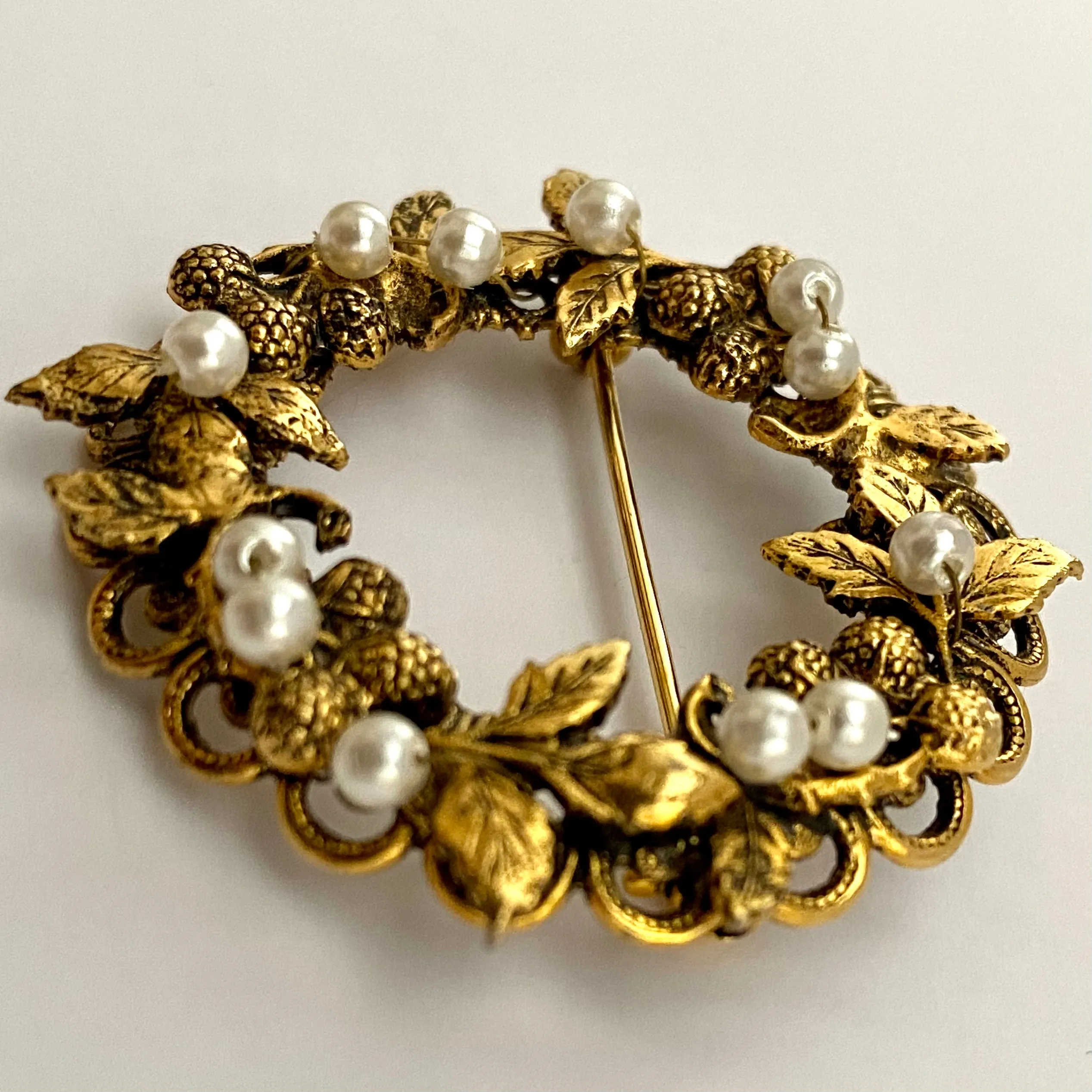 1960s Circle Brooch/ Pendant