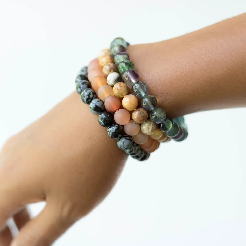Agate Gemstone Bracelet