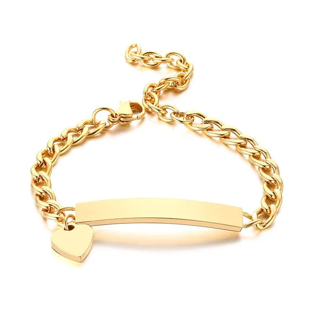 Baby Name Bracelet | Baby Bracelet Silver | Child ID Bracelet | Custom Name Bracelet | Personalized Bracelet for Women | Gold Baby Bracelet