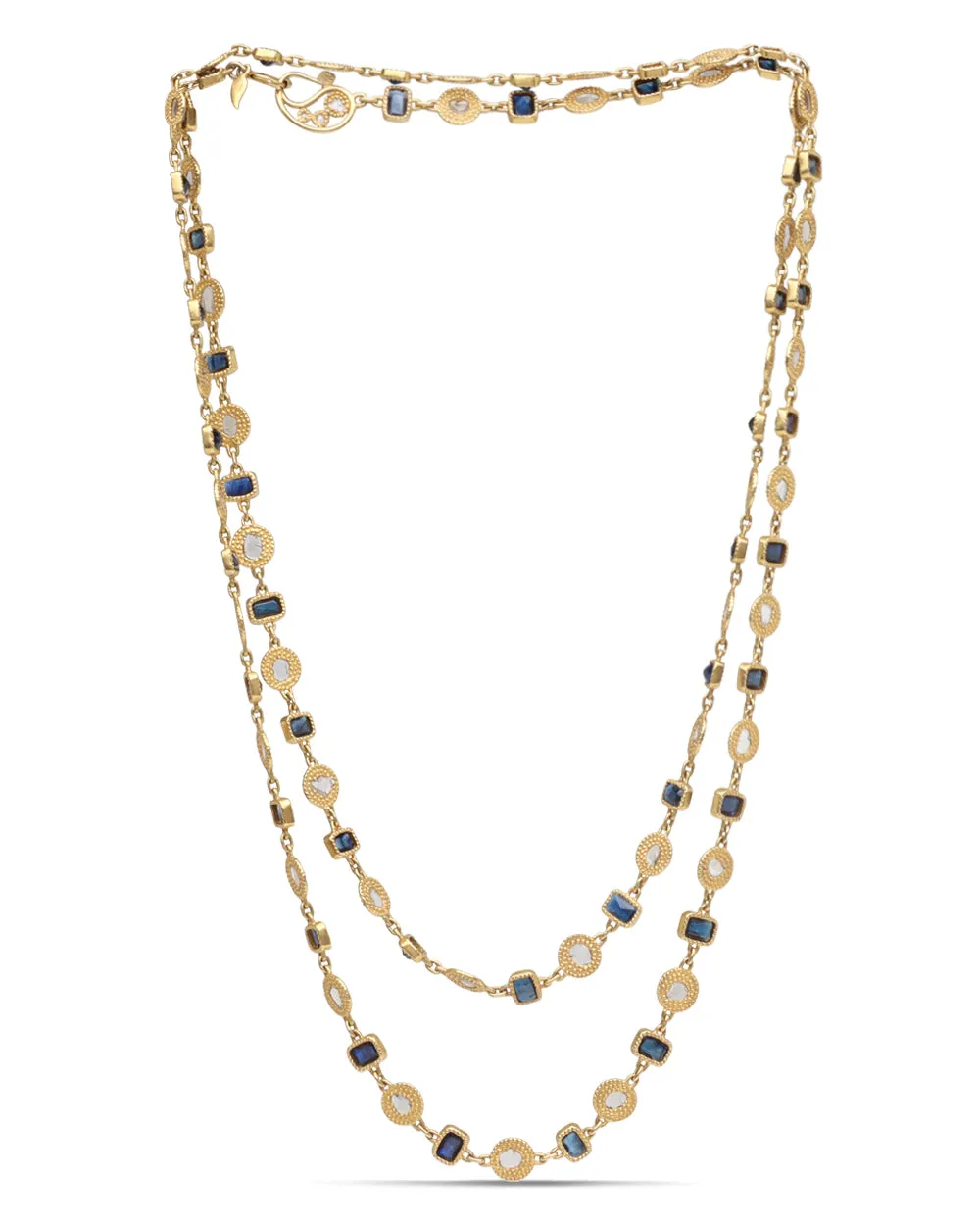 Blue Sapphire Opera Necklace
