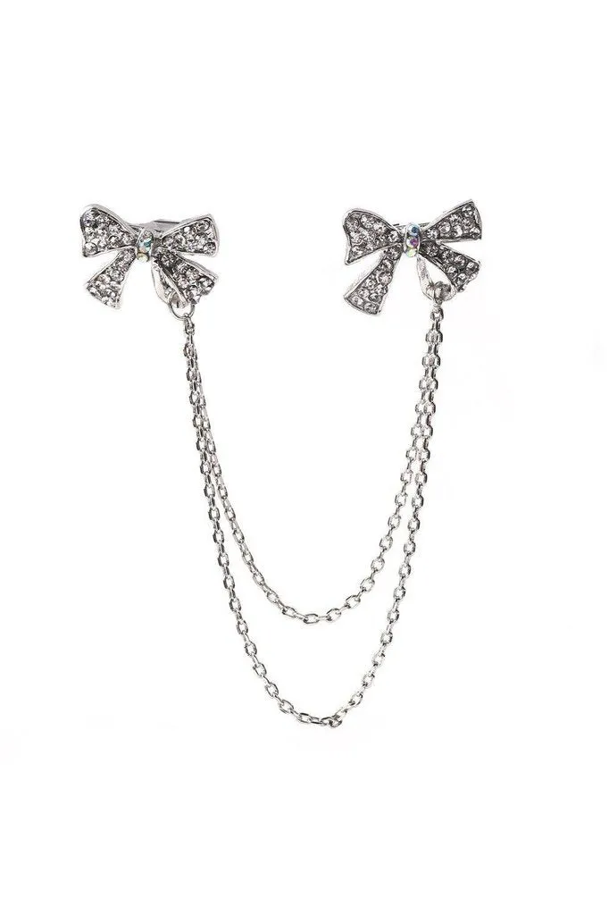 Bow Charm Collar Tips