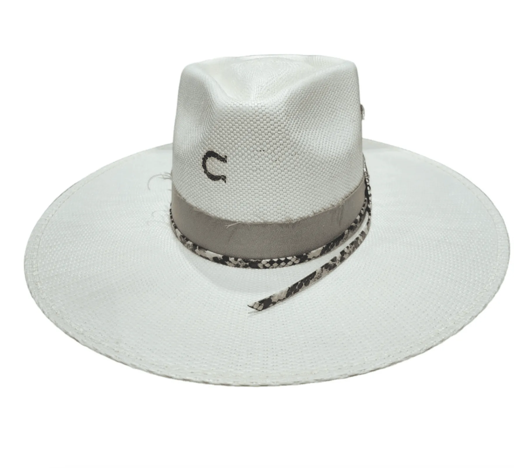 Charlie 1 Horse Natural Spear Point Straw Cowgirl Hat CSSPPO-034081