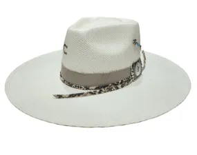Charlie 1 Horse Natural Spear Point Straw Cowgirl Hat CSSPPO-034081