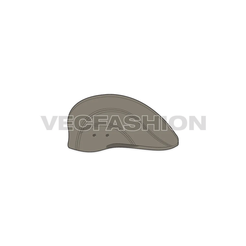 Classic Flat Cap Vector