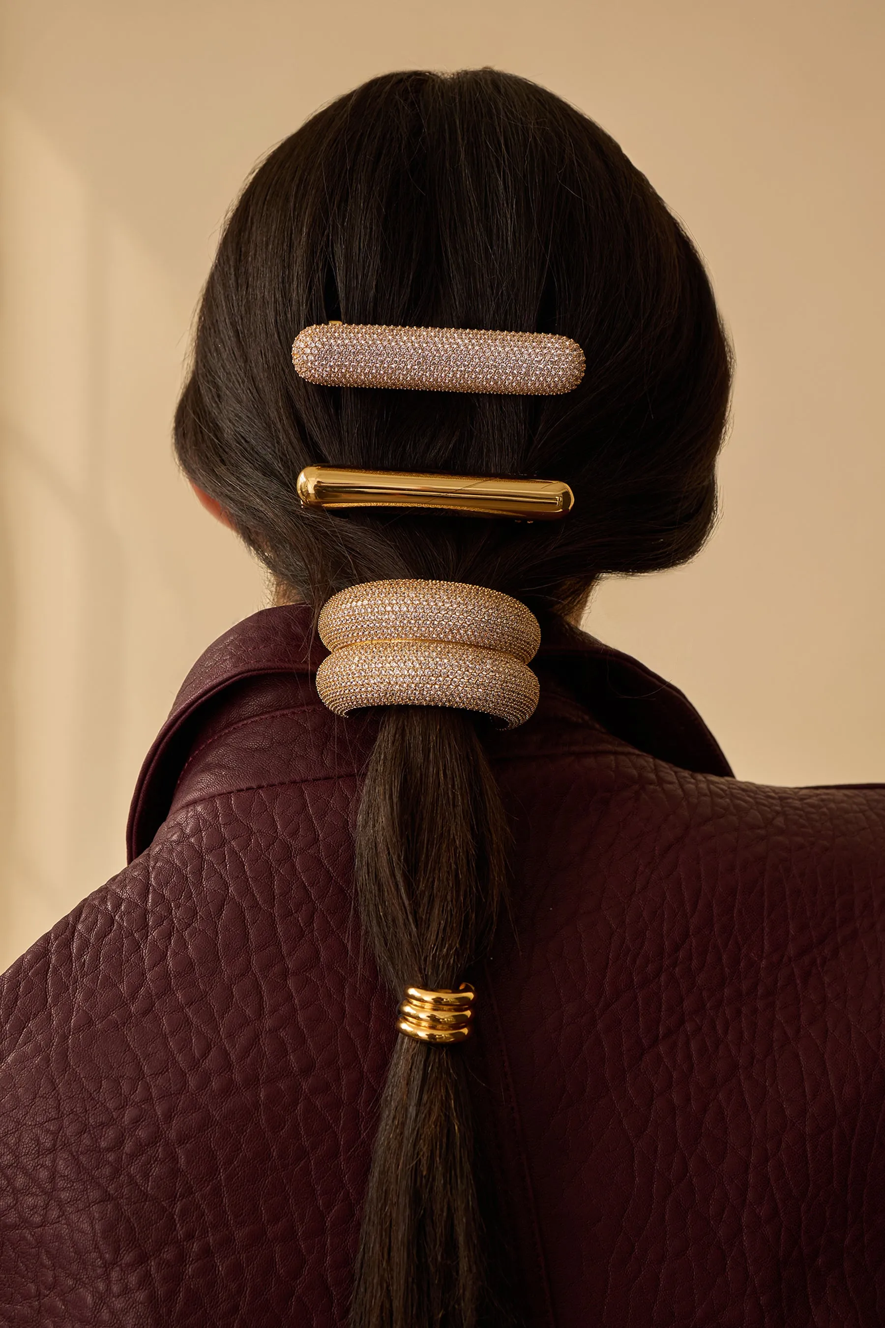 Glossy Bar Barrette