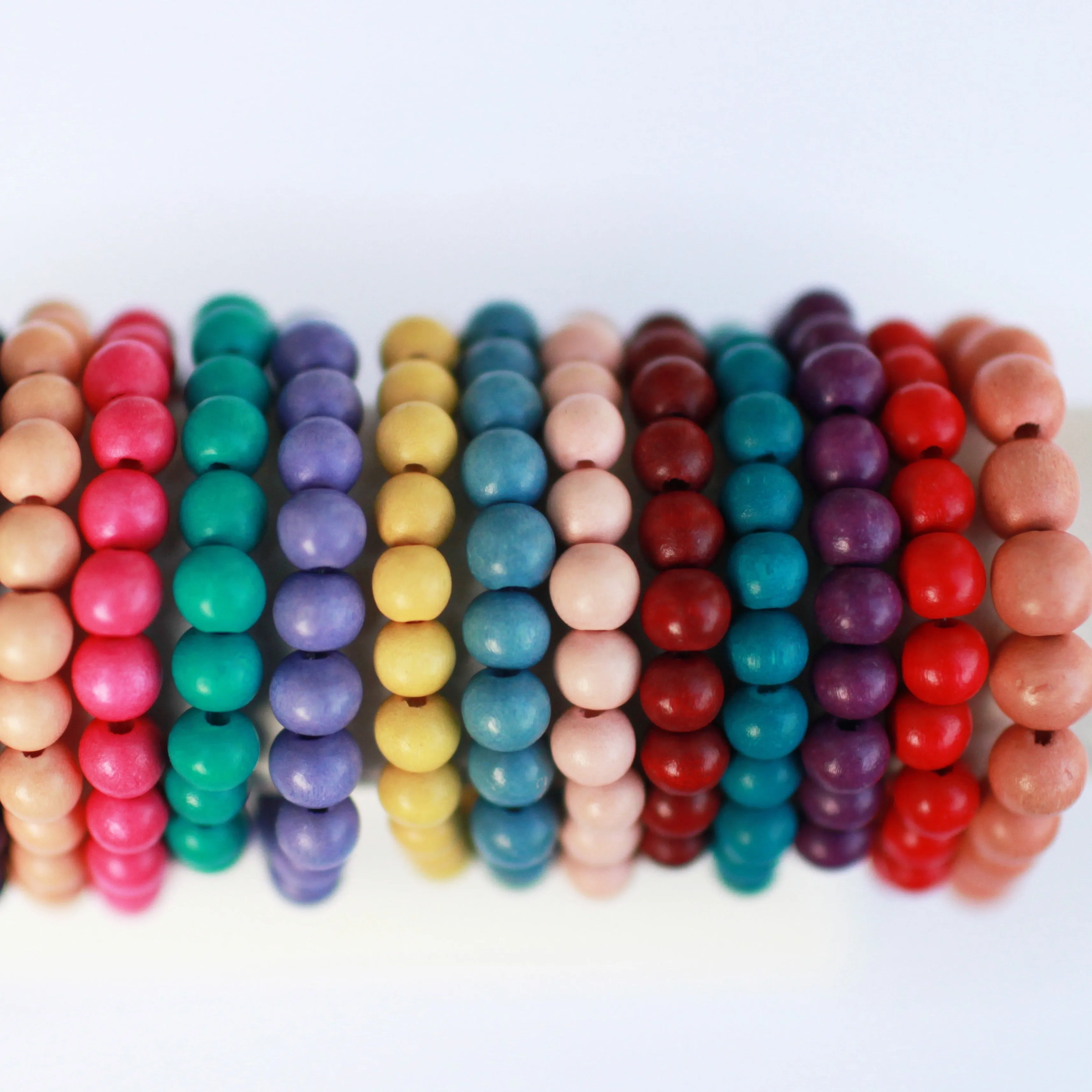 Melon Wood 10mm Bracelet