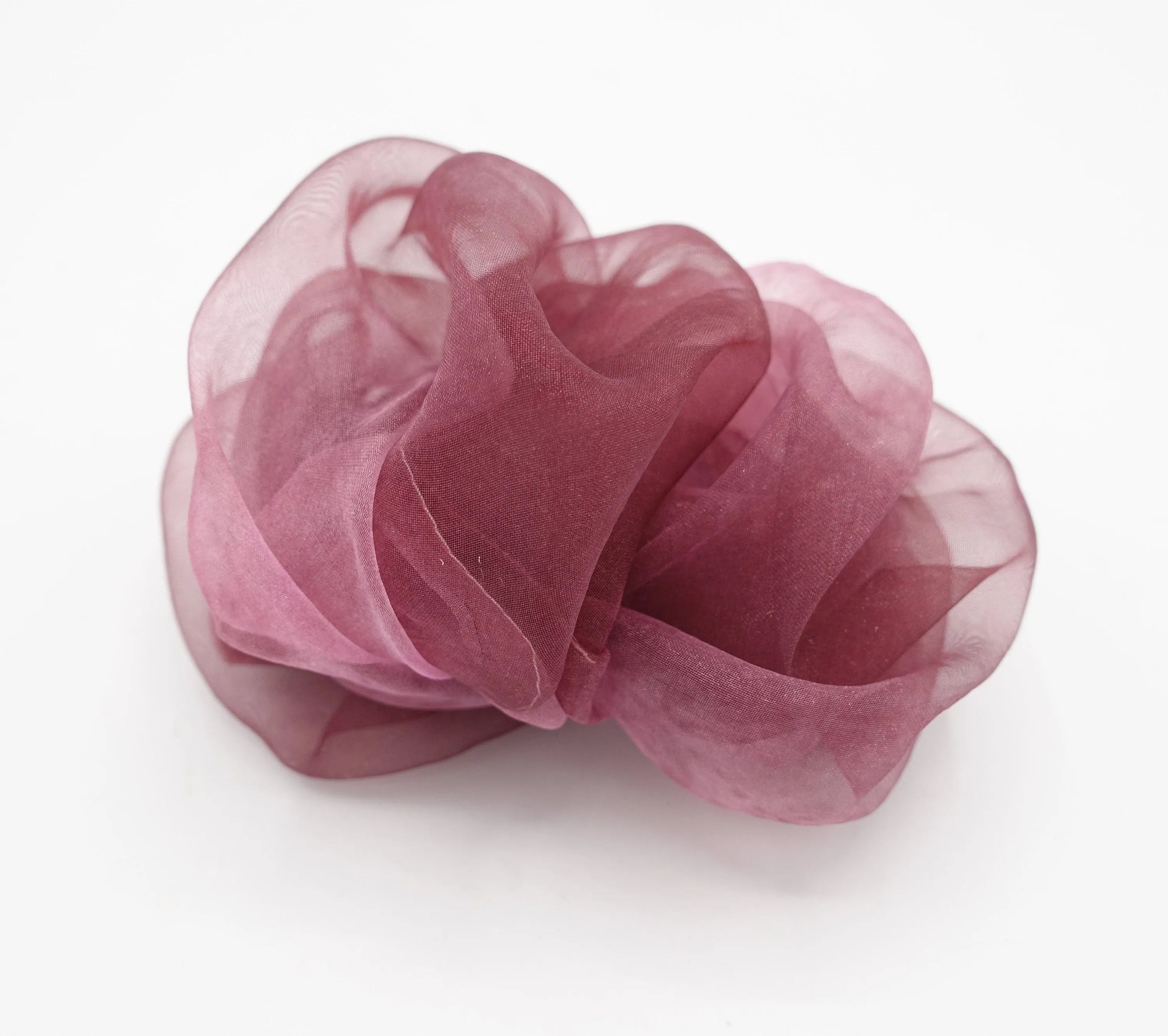 organdy tie dye wave hair barrette