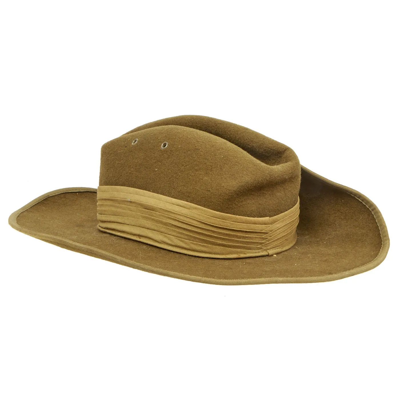 Original WWII Australian Slouch Hat with Badge