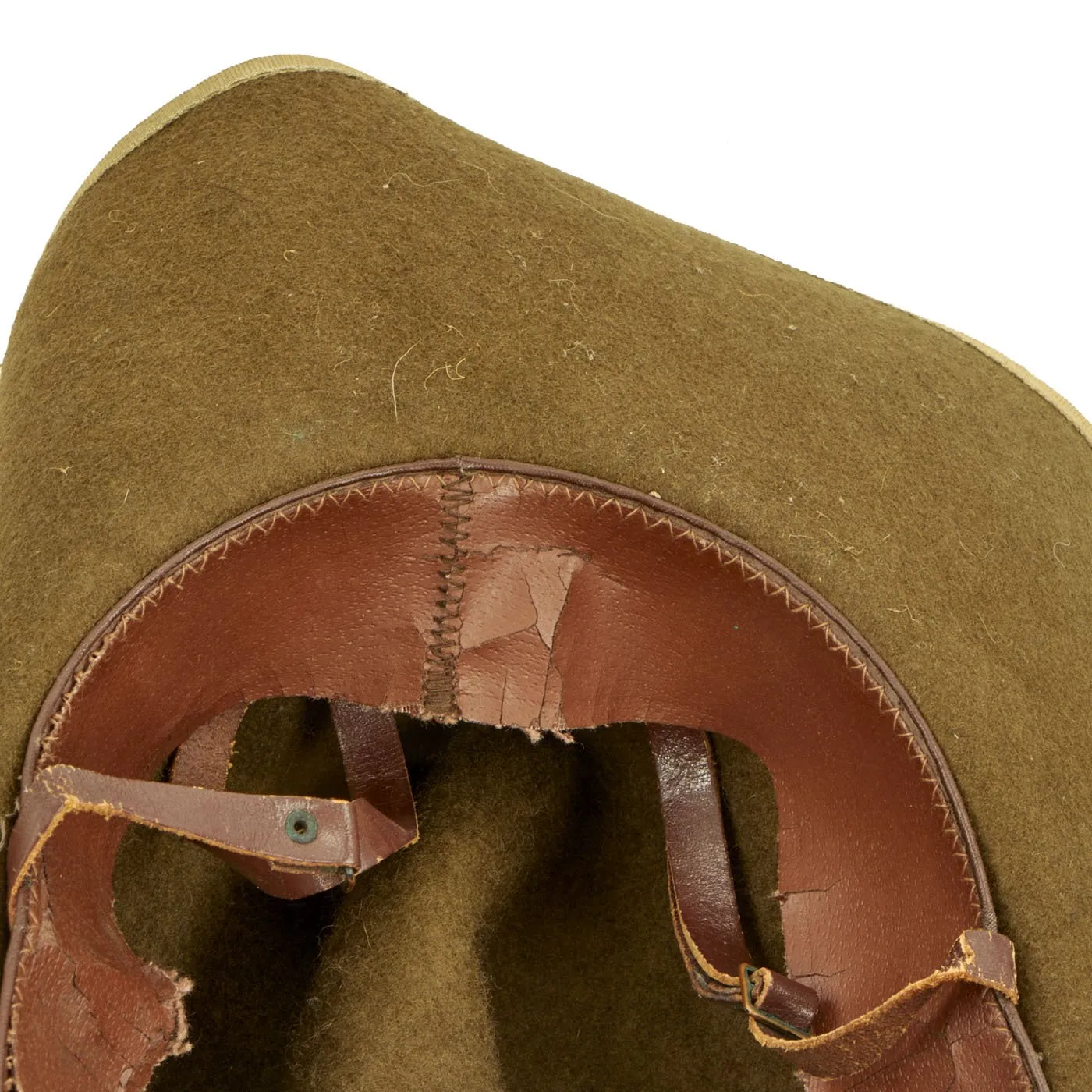 Original WWII Australian Slouch Hat with Badge