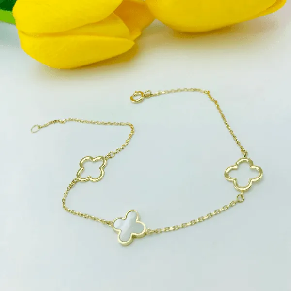 Real Gold 3 VC Adjustable Size Bracelet 0642 BR1237