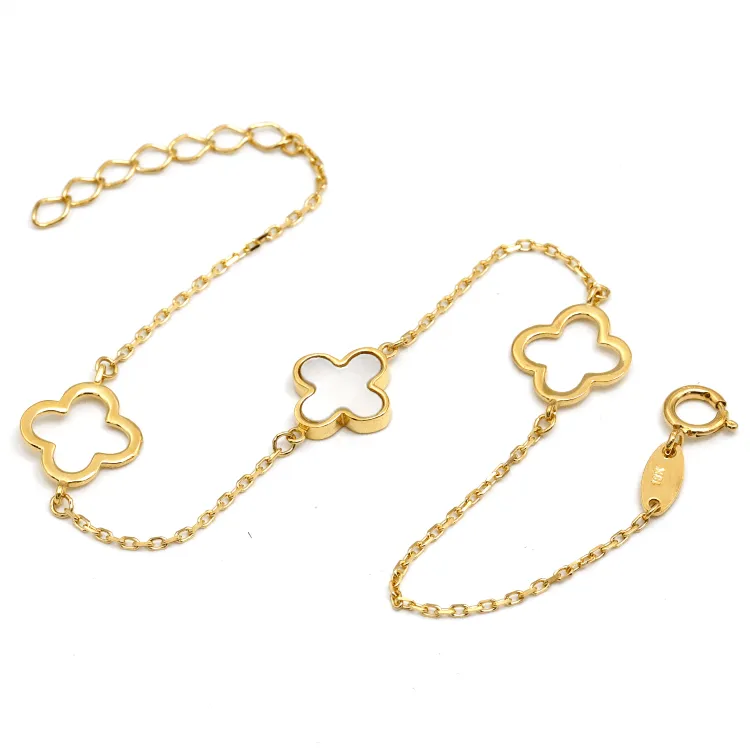 Real Gold 3 VC Adjustable Size Bracelet 0642 BR1237
