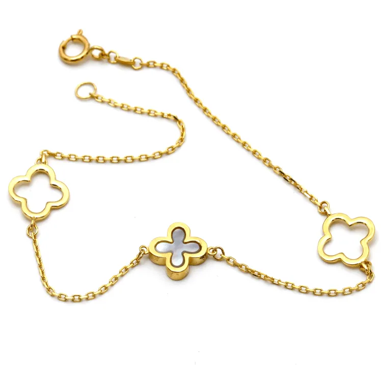 Real Gold 3 VC Adjustable Size Bracelet 0642 BR1237