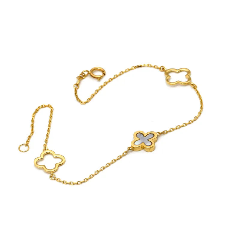Real Gold 3 VC Adjustable Size Bracelet 0642 BR1237