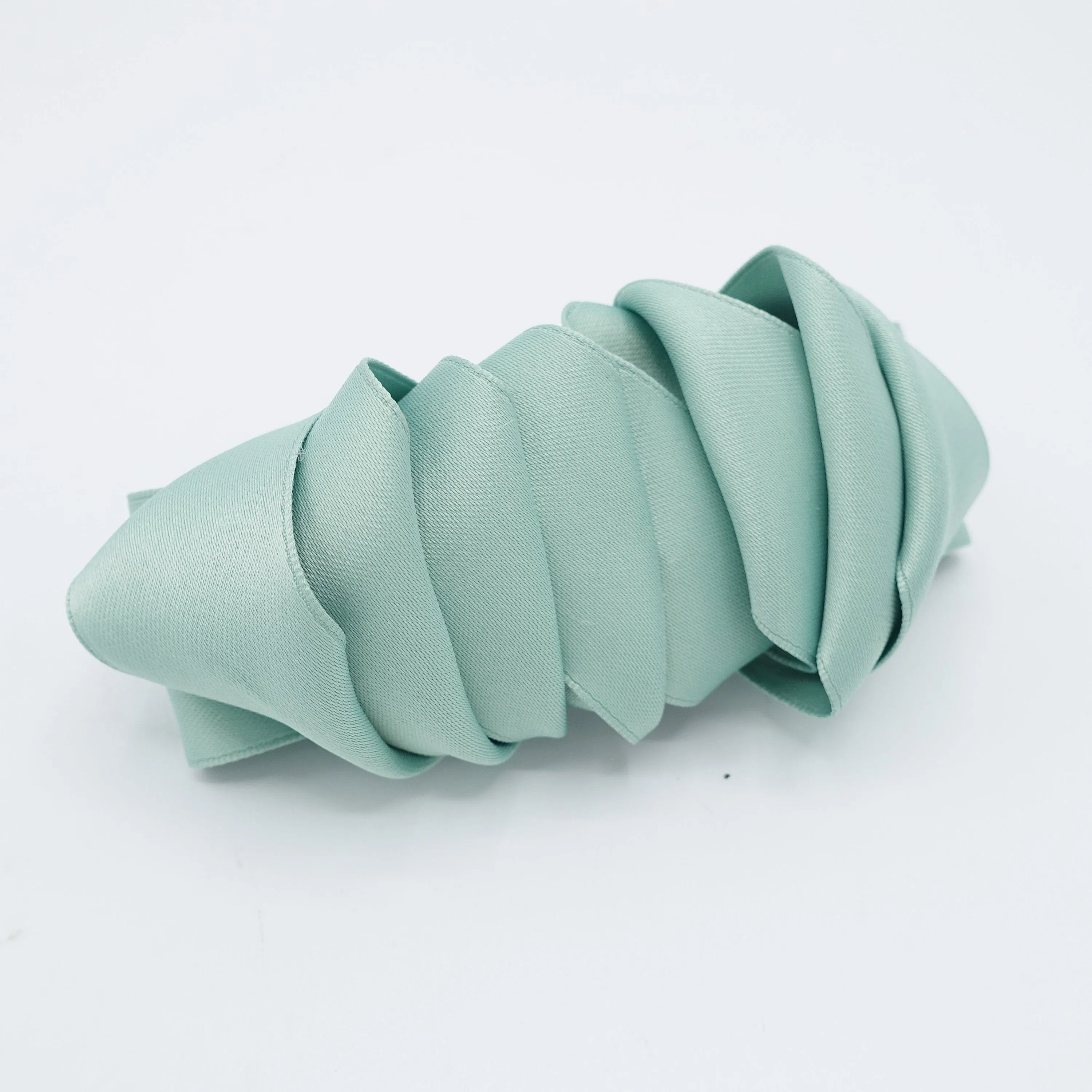 satin stacked hair bow for women