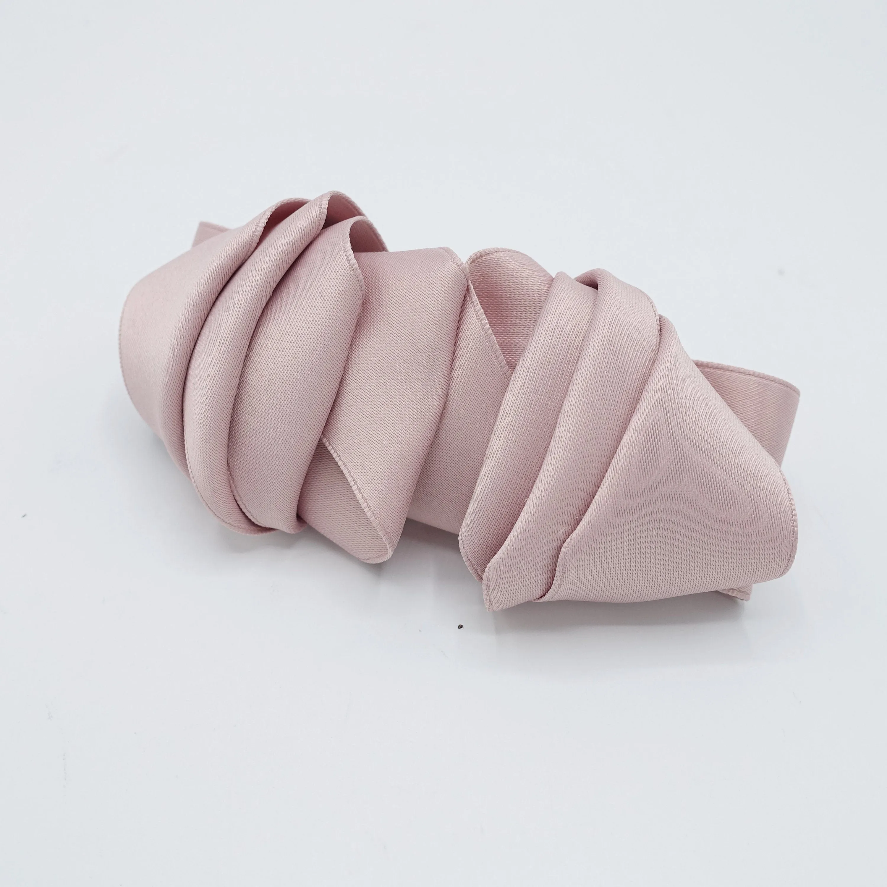 satin stacked hair bow for women