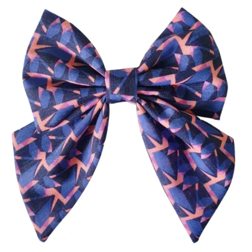 ‘Summer Leaf’ print Sailor Bow