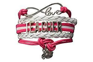 Teacher Infinity Bracelet - Pick Colors