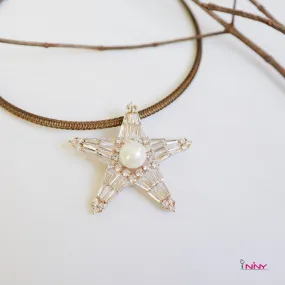 The Pearl in Star Pendant