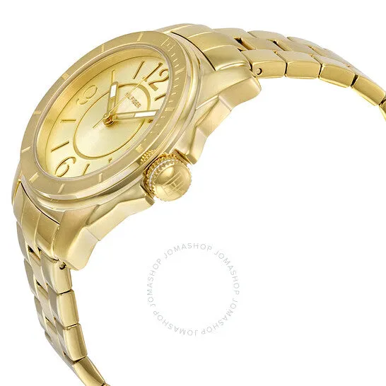 TOMMY HILFIGERGold Dial Gold-plated Steel Ladies Watch