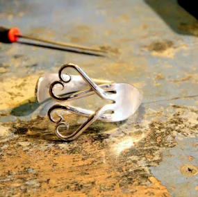 Two Hearts Combined Bracelet